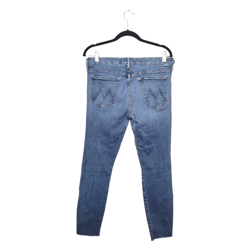 Mother Looker Ankle Fray Skinny Jeans in Girl Crush
